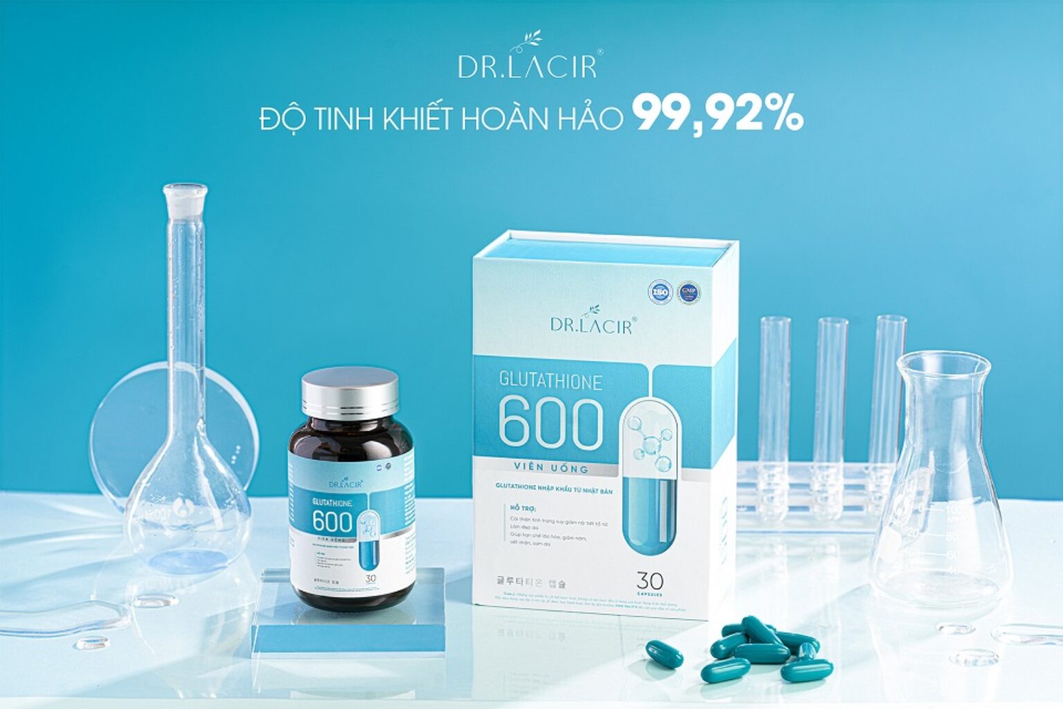 Sự Thật Về Viên Uống Trắng Da Ngừa Nám Glutathione 600 Drlacir 