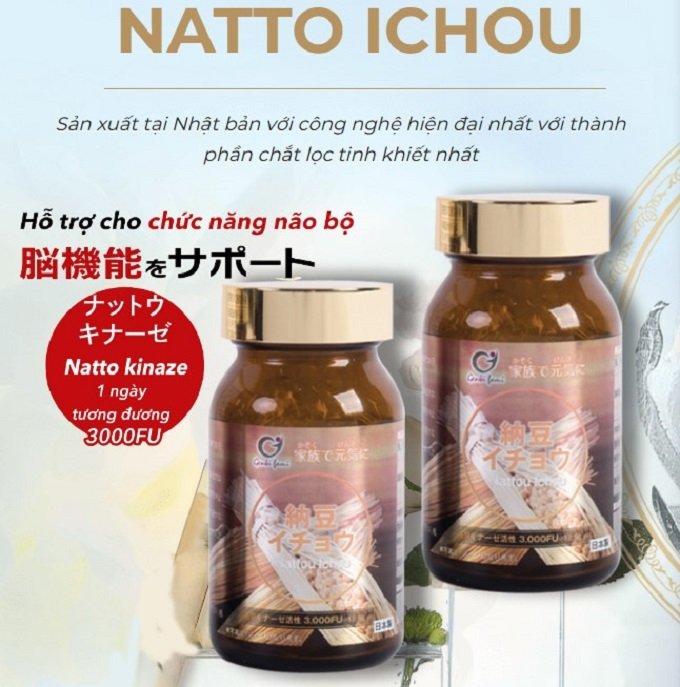 Viên uống Natto Ichou phòng ngừa đột quỵ đến từ Nhật Bản